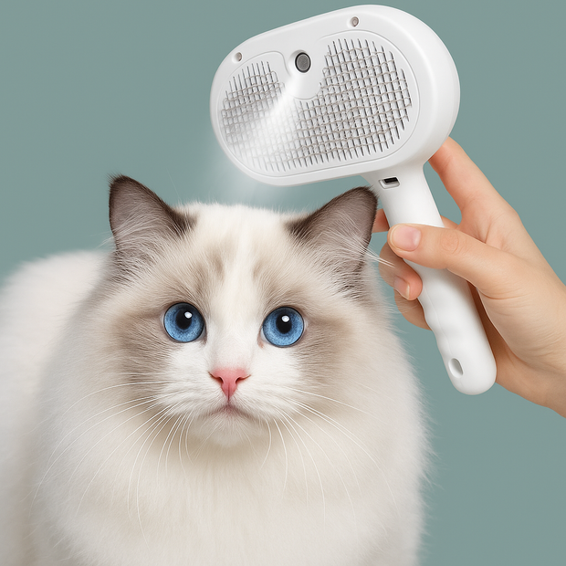 Pawsist™ – Ubrushy 2.0 – Cepillo Profesional para el Cuidado de tus Mascotas