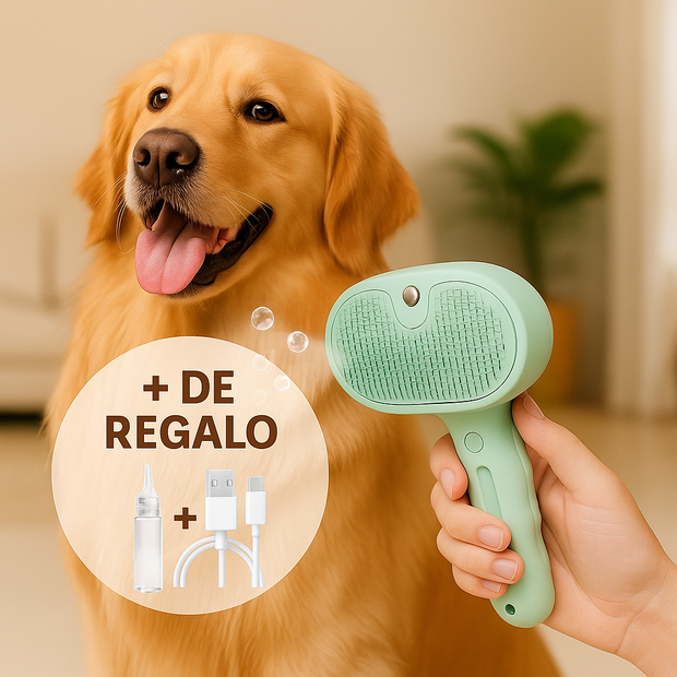 Pawsist™ – Ubrushy 2.0 – Cepillo Profesional para el Cuidado de tus Mascotas